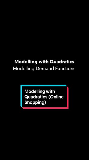 Quadratic Modelling in Economics: Demand and Price