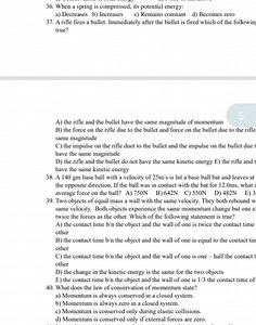 When a spring is compressed, its potential energy:a) Decreases... | Filo