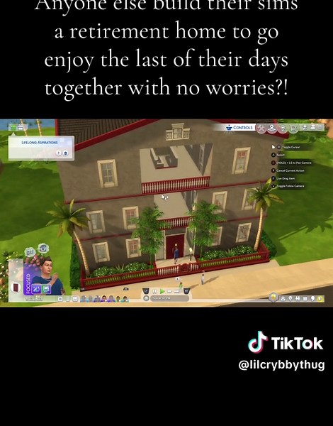 Building Retirement Homes in The Sims 4 for Fun