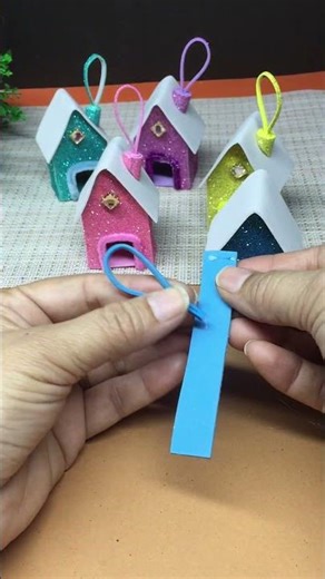 Mini Christmas House Decor DIY | Decoration DIY