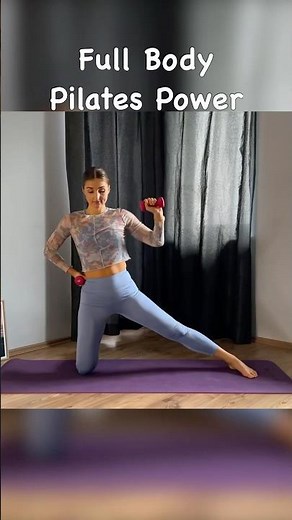 15 min FULL BODY Strengthening Pilates #motivation #pilateshomeworkout