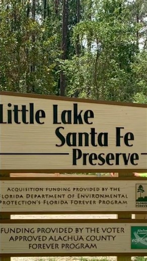 MegRox Hiking - New Trail - Little Lake Santa Fe Preserve (official video production) #shorts #hike