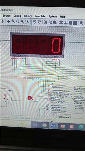 Pic microcontroller 7 segment interface Multimeter display