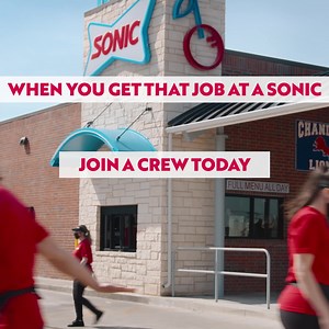 1K views · 9.7K reactions | We’ll never leave you hanging. Join a SONIC crew today. #HowWeSONIC | Sonic Drive-In | Facebook