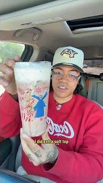 Trying a Dutch Bros Bomb Pop