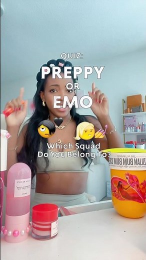 taking a PREPPY or EMO test👀✨ #preppyyyy #skincare #preppyproducts #beautyproducts #preppy #grwm