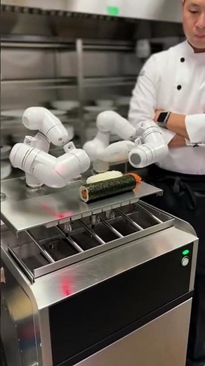 AI Sushi Robot Makes Perfect Rolls Instantly 🍣🤖 Future of Japanese Food!