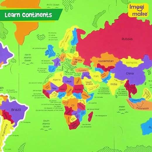 Imagimake | Mapology | World Map | Explore World with Mapology | Learn & Fun | #educationaltoys