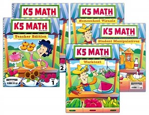 BJU Press Math Grade K5 Homeschool Kit (5th Edition)