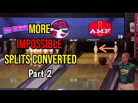 More IMPOSSIBLE splits made by PBA pro's PART 2 | Bowling split conversions