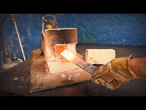 How to make diy furnace for forging || foundry