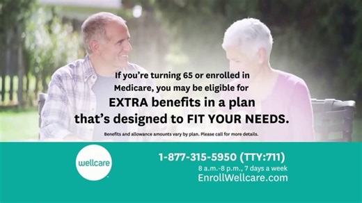 WellCare Medicare Advantage Plan TV Spot, 'Big Benefits'
