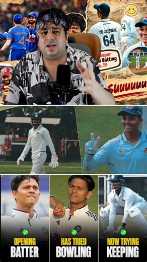 Jaiswal wicketkeeper bn rha h😂#yashasvijaiswal #funny #india #reels #shortsfeed #viral #shorts #ipl