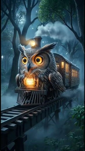 Fantasy Animals on a Vintage Tea Train #wildlife