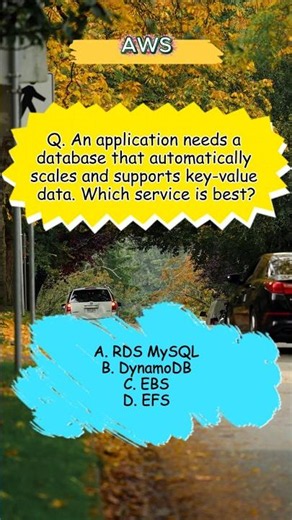 AWS DynamoDB Interview Question | Best Auto-Scaling Key-Value Database Service?