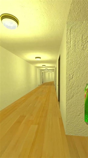 Running Away From Hi My Name Is aughh in Liminal Hotel Gmod Nextbot #shorts