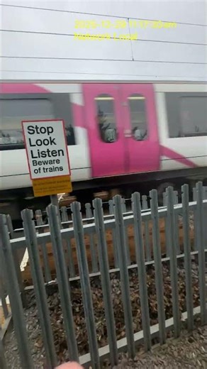 GBR 720605 2D29 arrives into Southend East for London Fenchurch Street 29/12/25