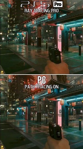 Cyberpunk 2077 | PS5 Pro vs PC | Graphics Comparison #ps5pro #pcgaming