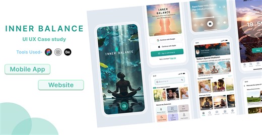 Inner Balance — Meditation App Case Study - kamal chittaboina