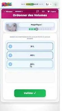 Ordonner des Volumes - Jeu éducatif gratuit | Mission Révisions