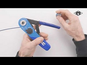 ILME CIPZ D manual crimping tool - tutorial