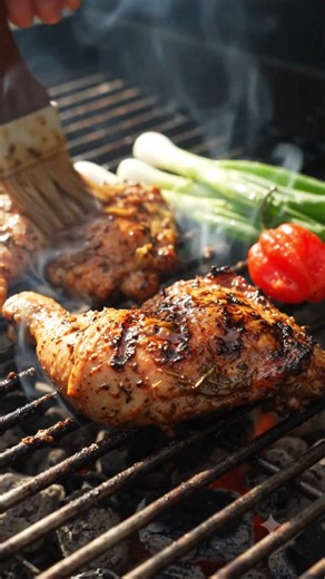 Jamaican Jerk Chicken 🔥 Smoky, Spicy & Chargrilled