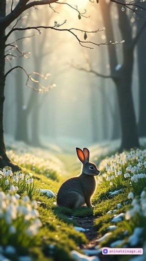 when even the rabbit's got spring fever #Shorts