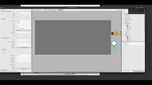 Construct3 制作模拟经营-顾客事件表