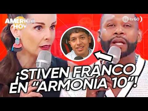 América Hoy: Stiven Franco debuted as the vocalist of "Armonía 10" (TODAY)