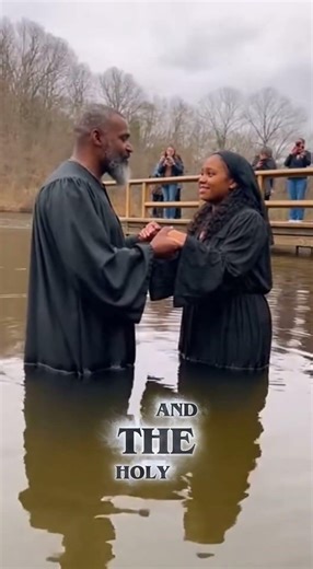 ALL BLACK Baptism 😂💦 When Joy Pulls ‘Amen’ Underwater