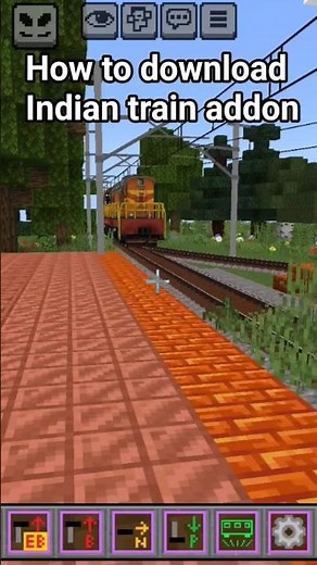 Train addon Minecraft download.how to download train mod minecraft pe #mcpe #minecraft #gaming