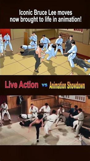 Who moves faster Bruce Lee in real life or Bruce Lee in animation