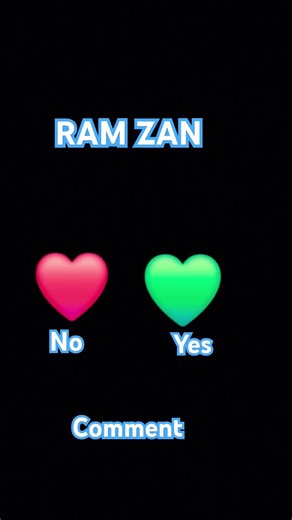 RAMZAN YES OR NO COMMENT KARO