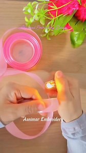 11K views · 237 reactions | Advanced Flower Ribbon Embroidery Design & Tutorial | Asnimar Embroidery | Facebook