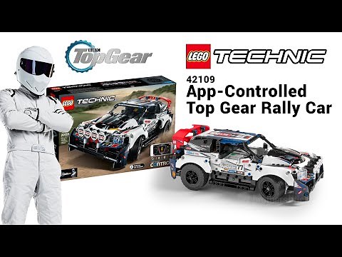 LEGO Technic 42109 App-Controlled Top Gear Rally Car feature demo