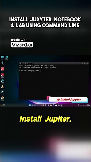 ⚡ Install Jupyter Notebook & Lab Using CMD in Seconds! | Easy Python Setup 🚀