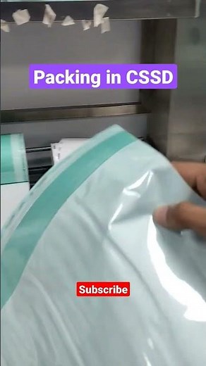 Packing of instruments and equipment in CSSD #shorts #sterilization #cssd #ot