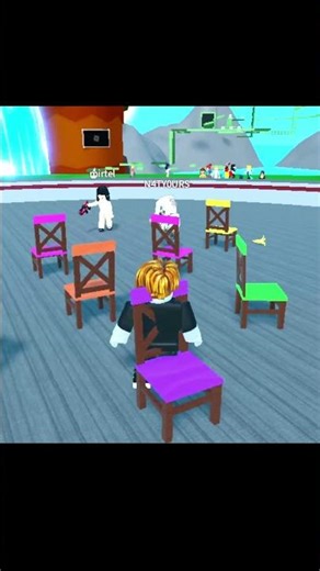 😲100 Players musical chair #roblox