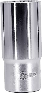 Genius Tools 437814 1/2" Dr. 14mm Deep Hand Socket (12 Point)