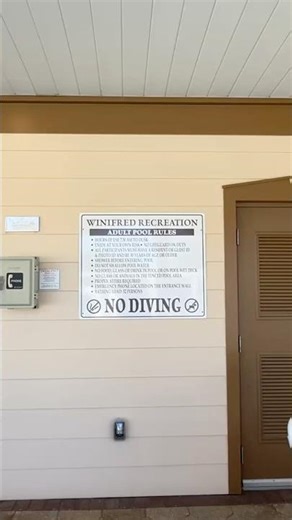 Winifred Recreation Adult Swimming Pool @ The Villages Florida