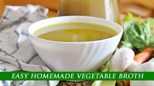 How to make homemade vegetable broth easily | Simple & flavorful recipe
