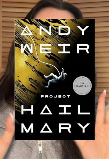 My Project Hail Mary review ⭐️⭐️⭐️⭐️⭐️ we started the year strong! Can’t wait for the movie #booktok #projecthailmary #bookrecommendations #bookish
