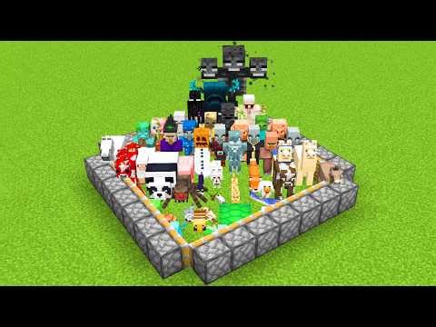 all mobs combined - minecraft compilation