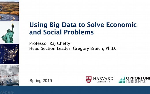 【哈佛大学】ECON 1152 利用大数据解决经济和社会问题 | 全18讲 | 中英字幕
