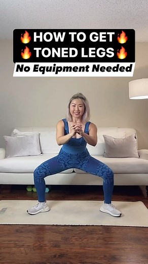TONE your LEGS without equipment! 🔥 FOLLOW for more👉 Sweat Rebel💧========== #lowerbodyworkout #legworkoutday #womenworkout #tonedlegs #sweatrebel | Sweat Rebel