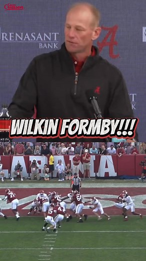 197K views · 864 reactions | When Kalen DeBoer mentioned on Monday that there was a rep where Wilkin Formby kept a low pad level down on the goal line, we immediately knew what play he was referring to because we had already seen it and saved it. Great in pass pro on Saturday, serviceable in the run game.  | Cover Crimson | Facebook