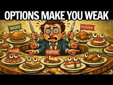 Why Reducing Your Options Is the STRONGEST Thing You Can Do – Barry Schwartz’s Paradox of Choice