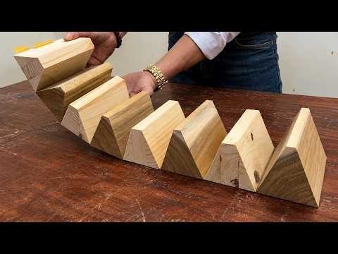 #13 Don't Throw Reusing Old Wood - Professional Tip To Create Dollar Masterpiece From Wood Waste.