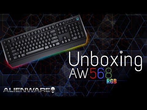 Unboxing Teclado Alienware AW568 | Montando meu PC gamer #6