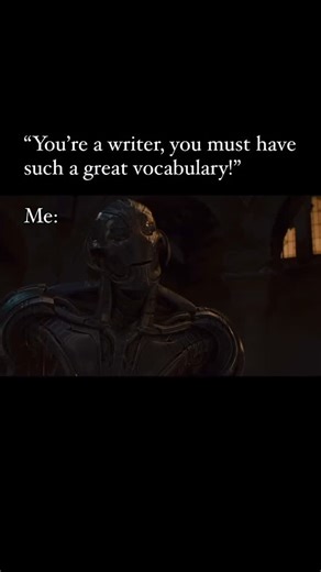 Writing Meme Account(Patrick Nilan) on Instagram: "Me not so good at words… . . . #writingmemes #writingabook #writer #author #aspiringauthor #writers #authors #vocabulary"